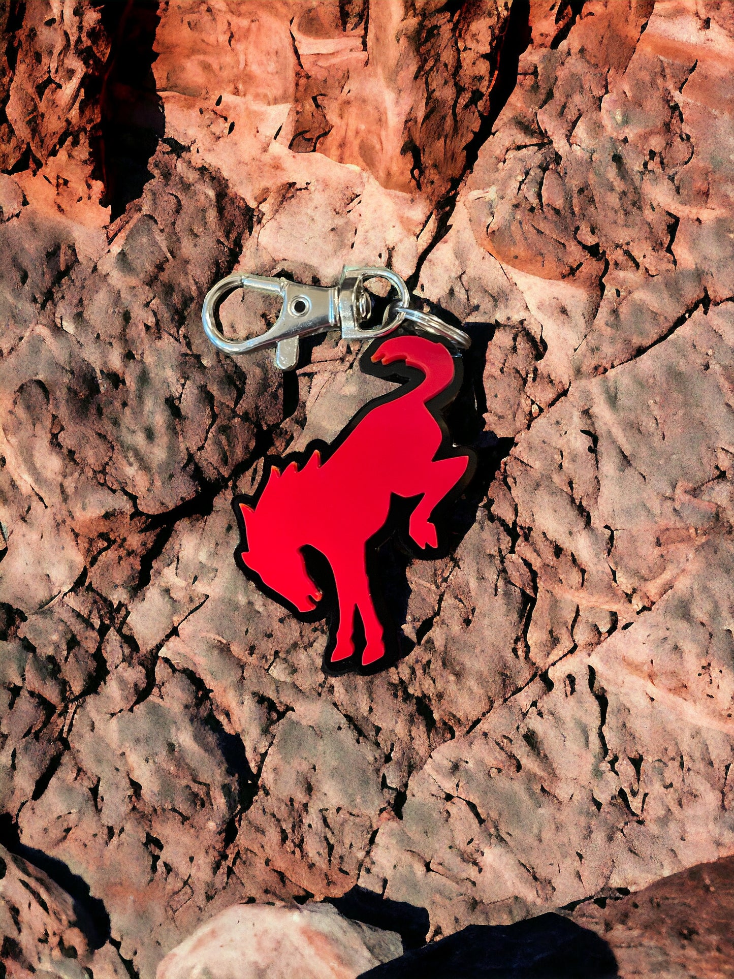 Bronco Keychain